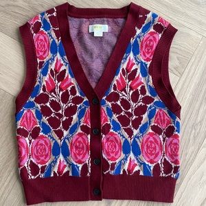 Maeve Sweater Vest w/ Buttons